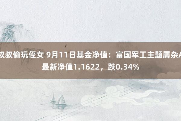 叔叔偷玩侄女 9月11日基金净值：富国军工主题羼杂A最新净值1.1622，跌0.34%