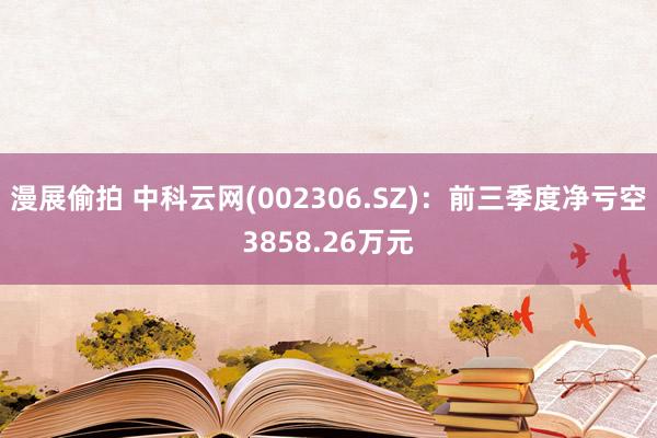 漫展偷拍 中科云网(002306.SZ)：前三季度净亏空3858.26万元