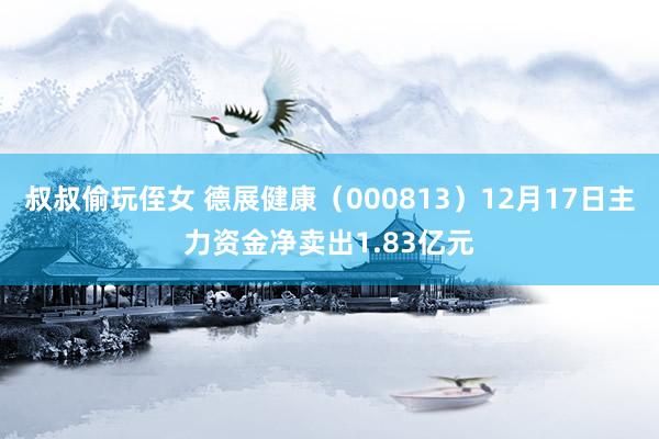 叔叔偷玩侄女 德展健康（000813）12月17日主力资金净卖出1.83亿元