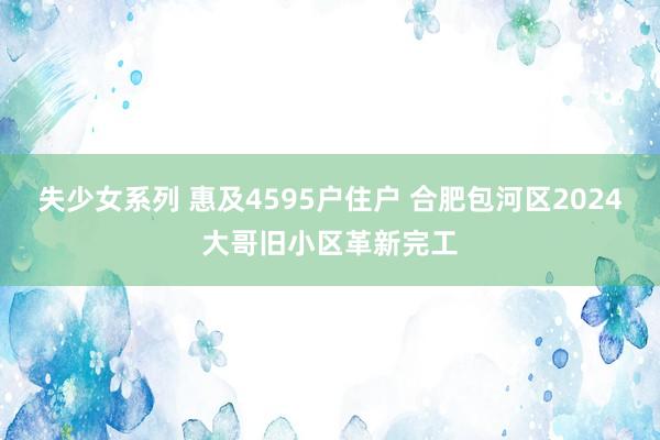 失少女系列 惠及4595户住户 合肥包河区2024大哥旧小区革新完工