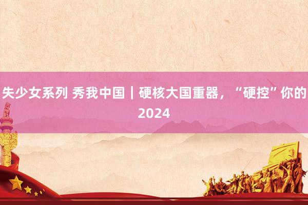 失少女系列 秀我中国｜硬核大国重器，“硬控”你的2024