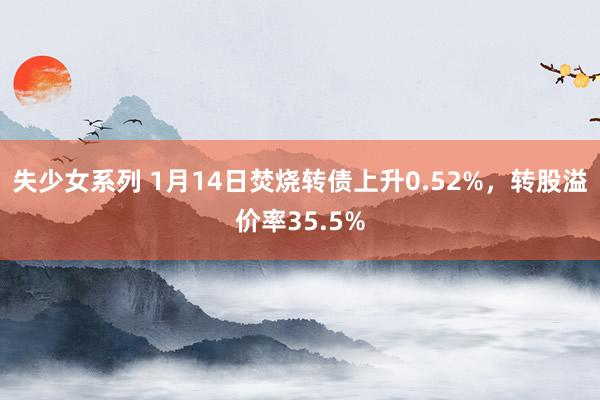 失少女系列 1月14日焚烧转债上升0.52%，转股溢价率35.5%