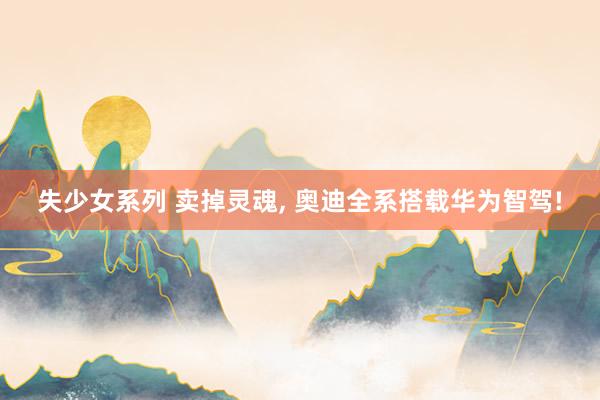 失少女系列 卖掉灵魂, 奥迪全系搭载华为智驾!